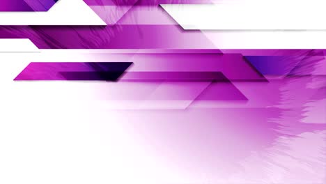 violet and white tech geometric grunge motion animated background