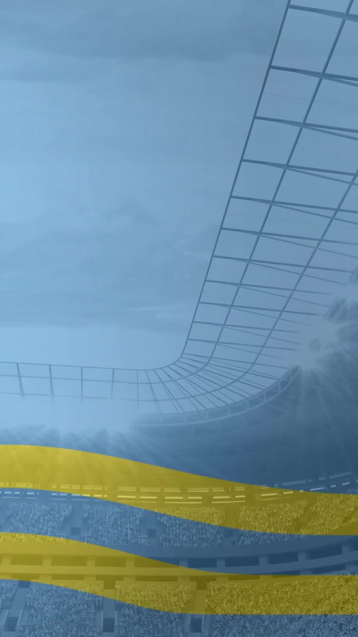 Animazione della bandiera di Aruba su uno stadio sportivo