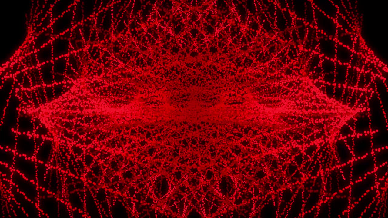 patrón de forma de punto rojo animación gráficos de movimiento