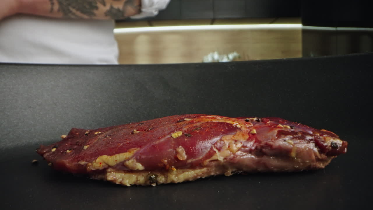 Meat dish preparation