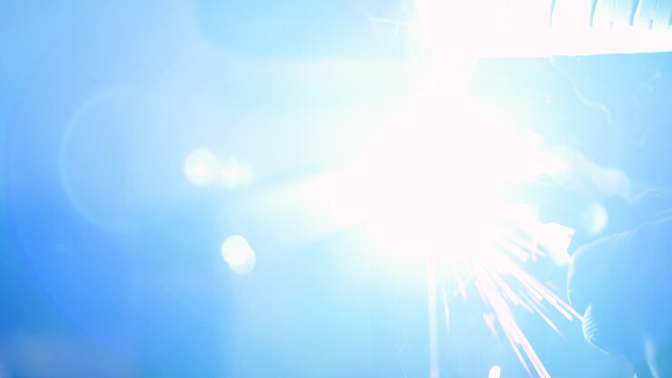 Welder Welding Steel Construction Slowmotion 1