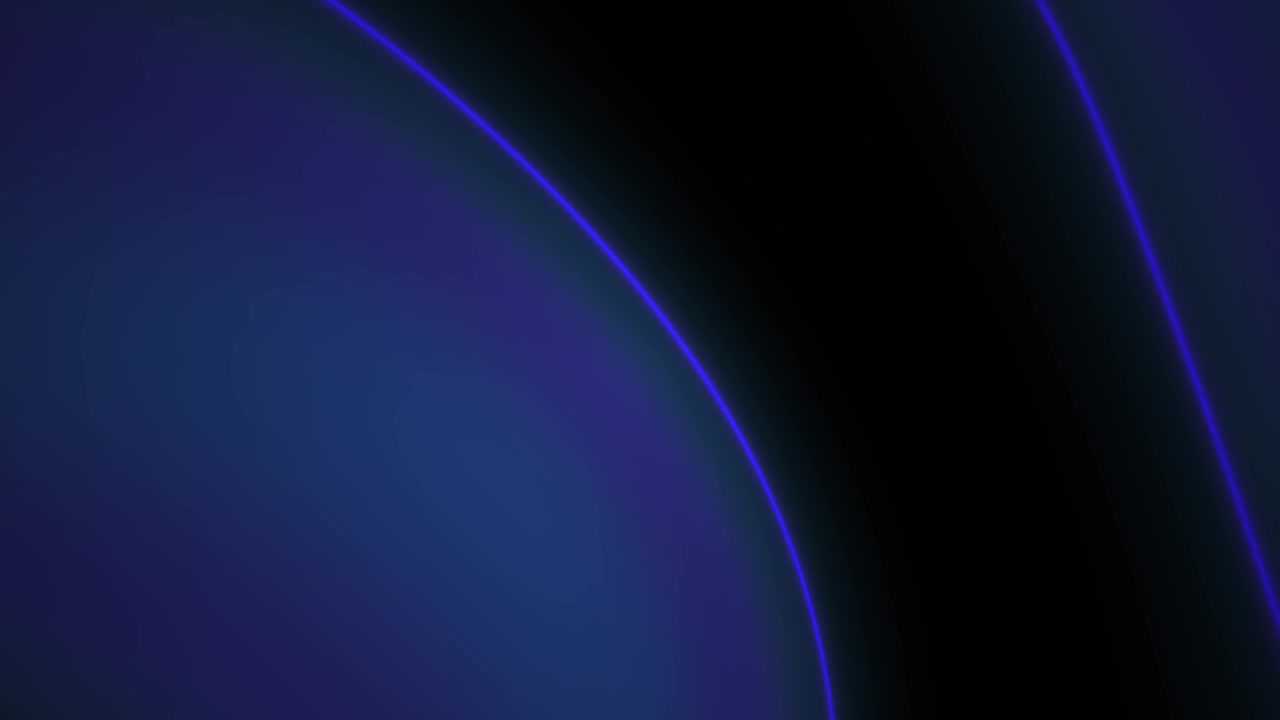 Futuristic Abstract Background with Moving Blue Neon Lines