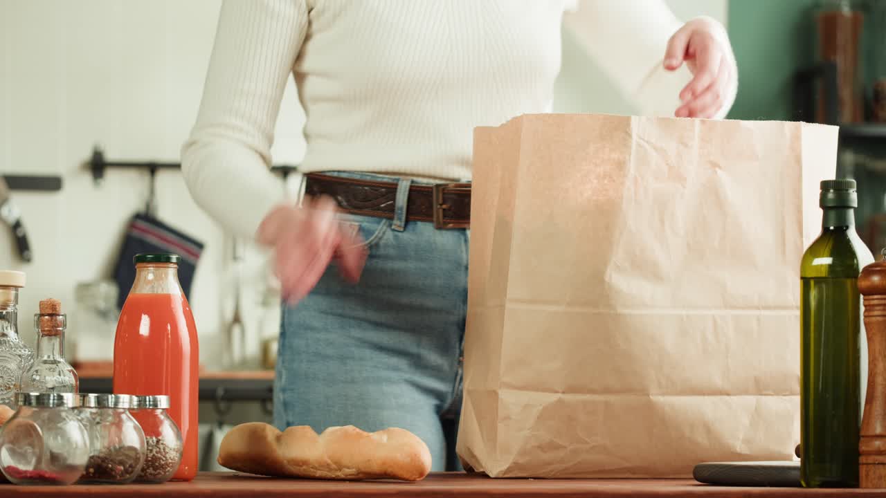 Grocery Shopping at Home