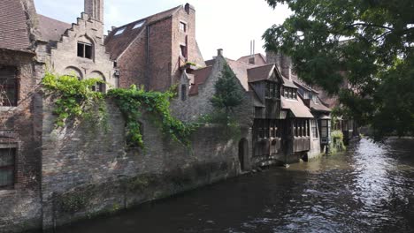 canal houses in ghent, belgium