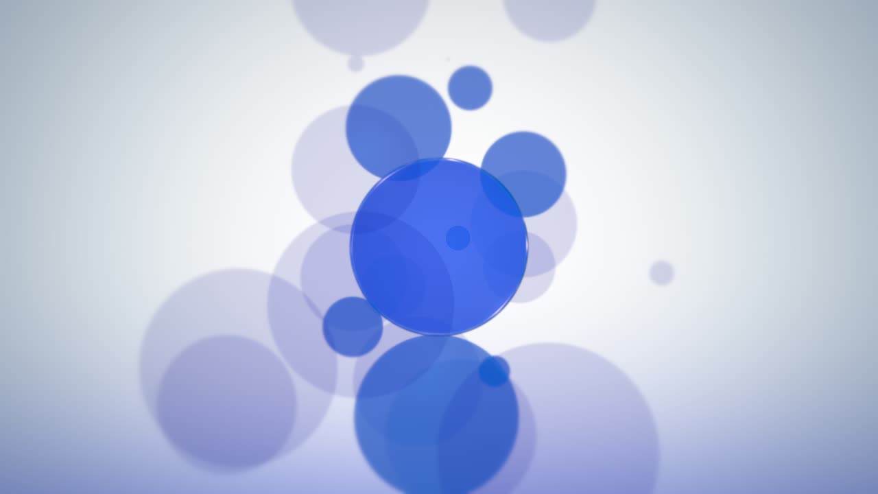 그라데이션 파란색 원 패턴