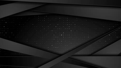 black stripes abstract tech corporate motion background