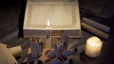 candlelight book in antiquity.