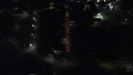 cinematic, establishing shot of orthodox easter ceremony outside