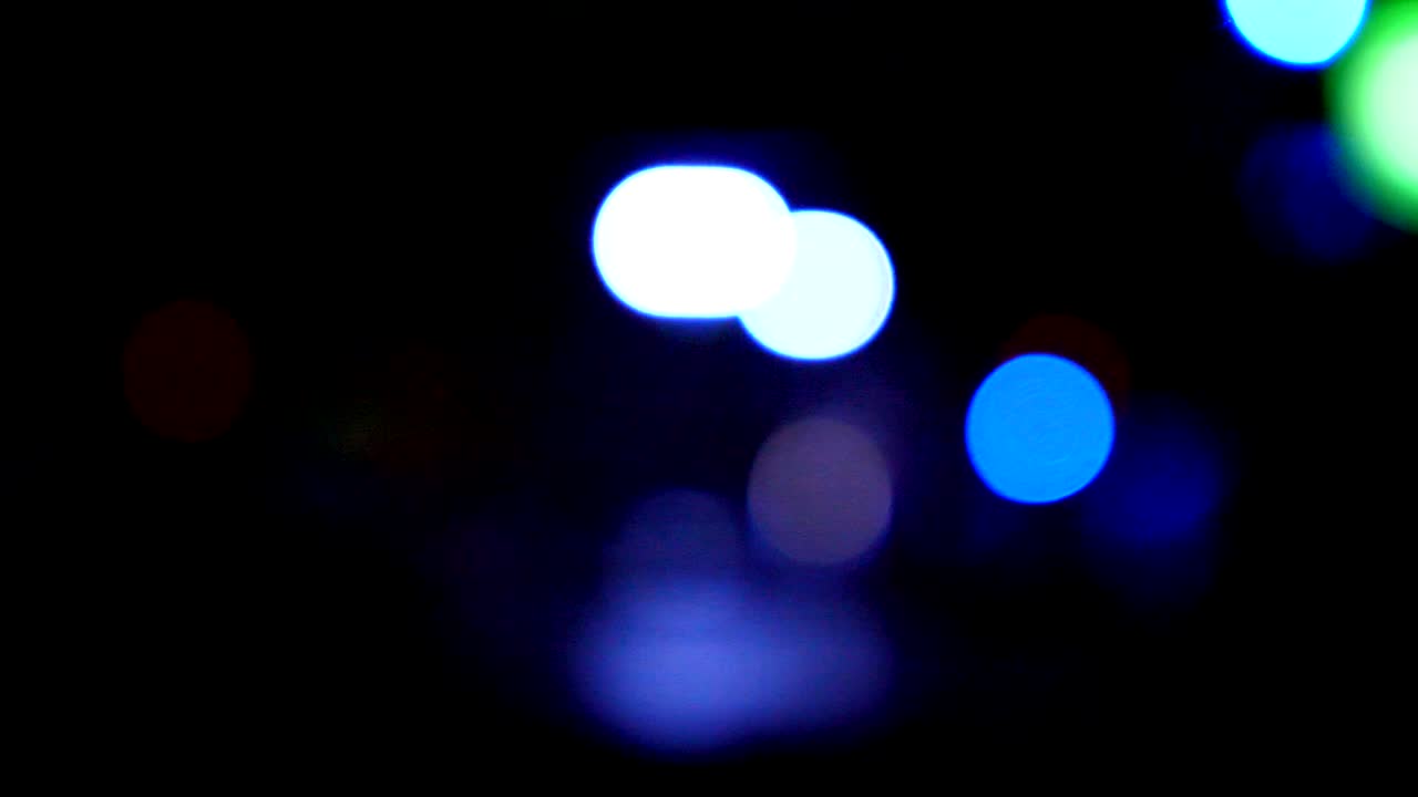 iluminación bokeh fondo verde de la noche