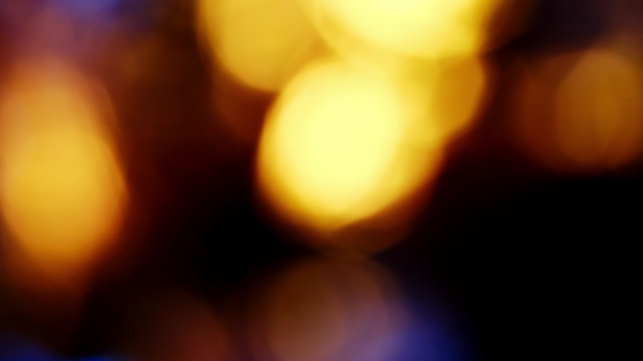Defocused abstract lights Bokeh background.