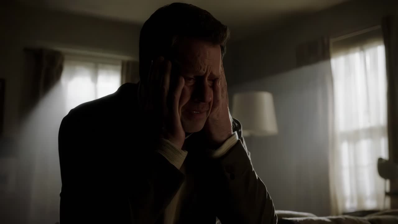 Man Experiencing Emotional Distress