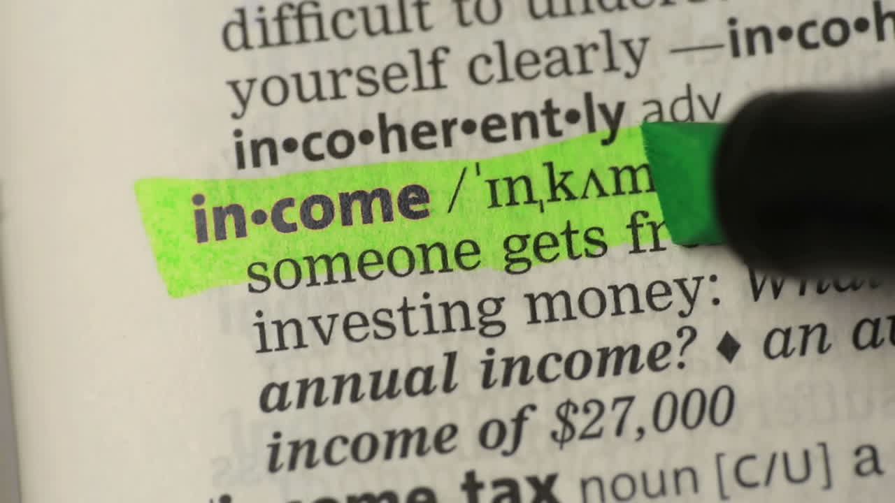 Definition of income