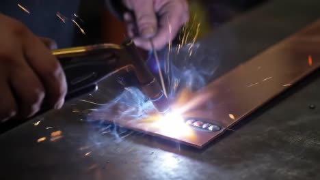 welding copper metal