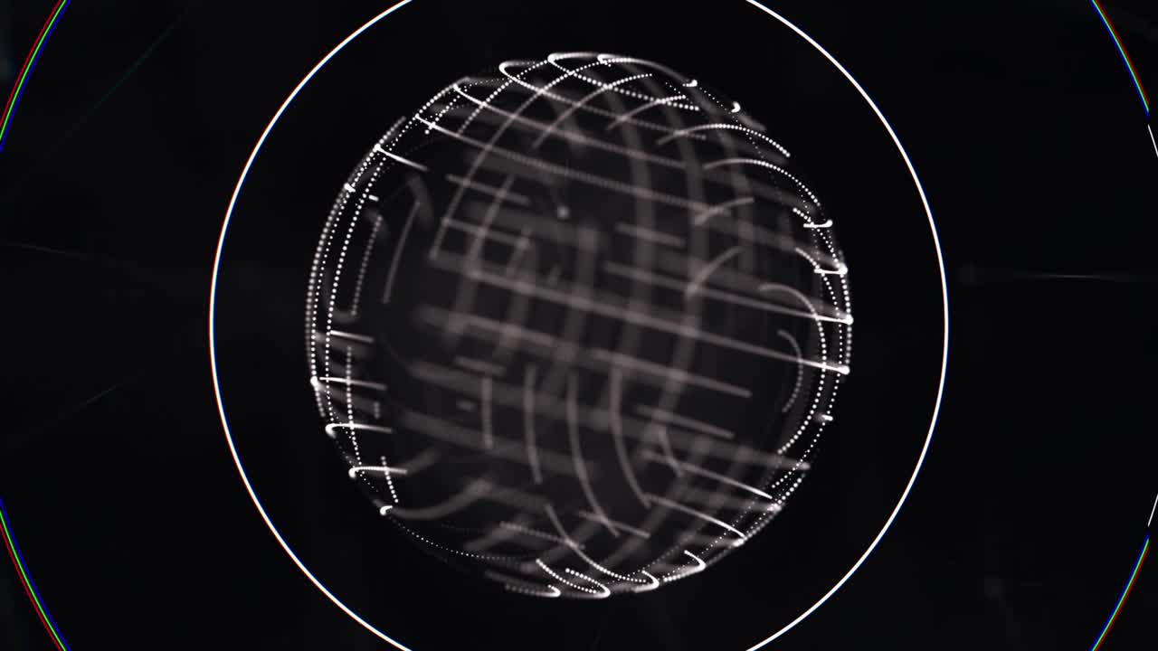 esfera digital abstracta