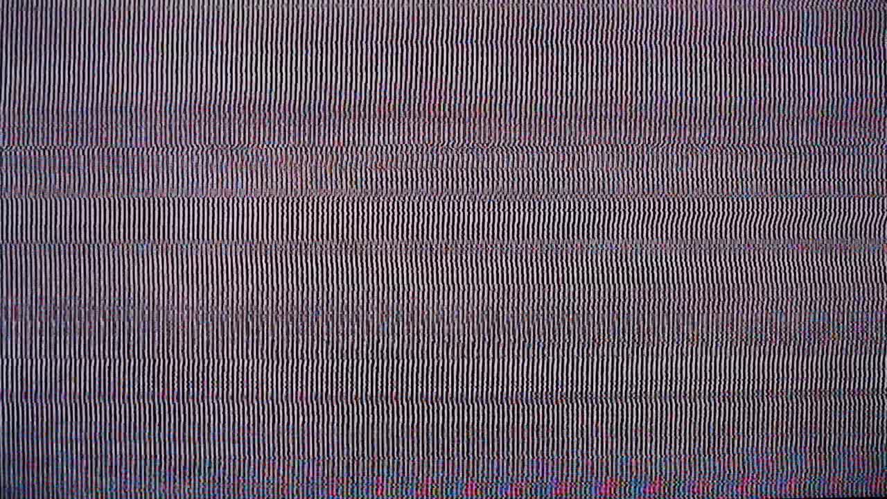 Static White Noise Analog TV Glitch Pattern. Animation