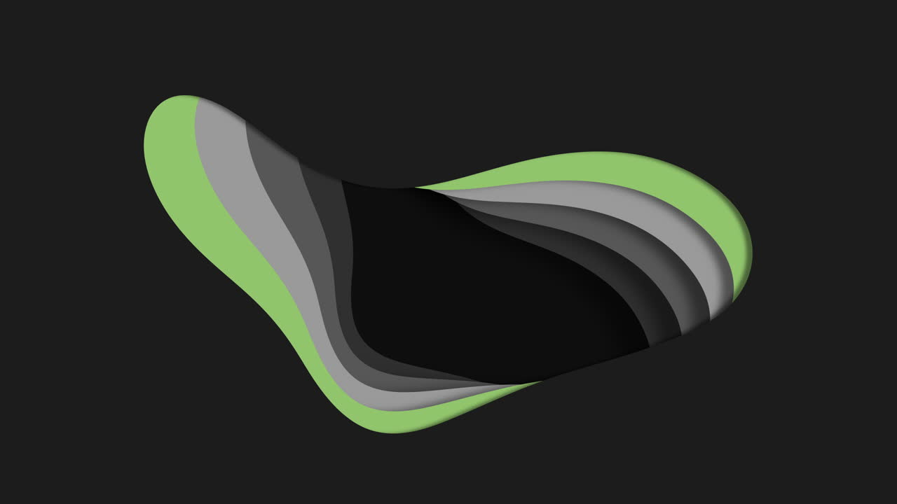 diseño monocromático dinámico con patrón circular y línea curva