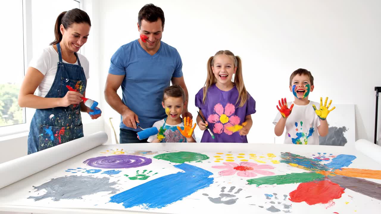 proyecto de pintura familiar