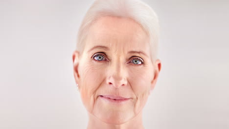 portrait of a smiling senior woman