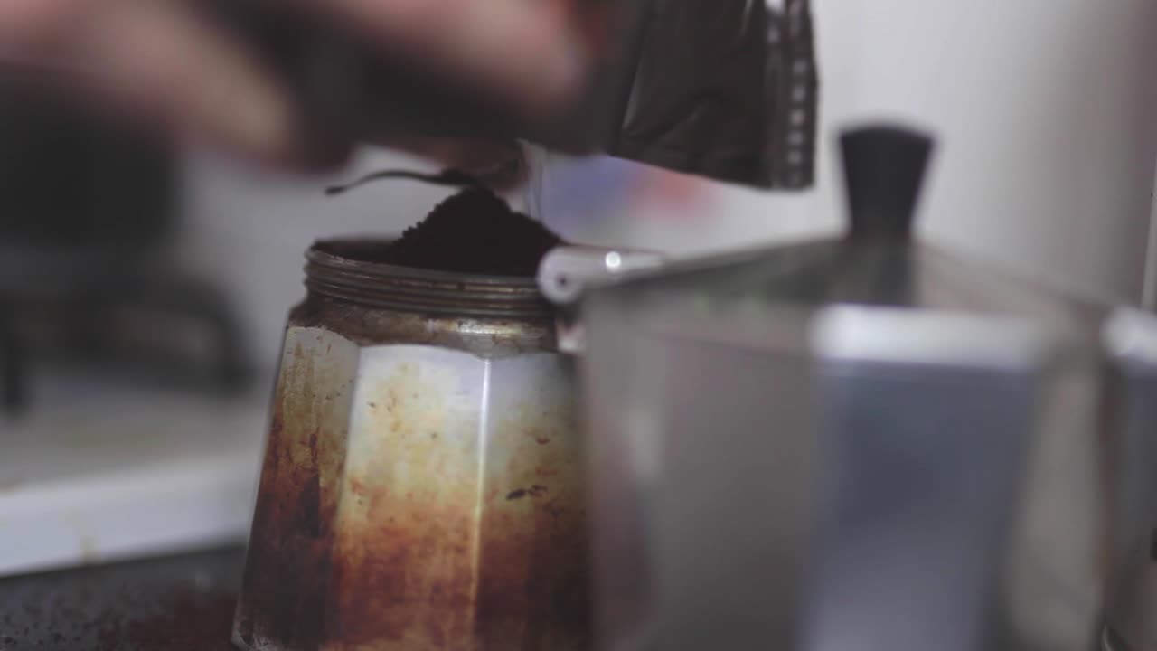 블랙 커피, 커피 메이커, 주방, 정적 샷 제공을 닫습니다