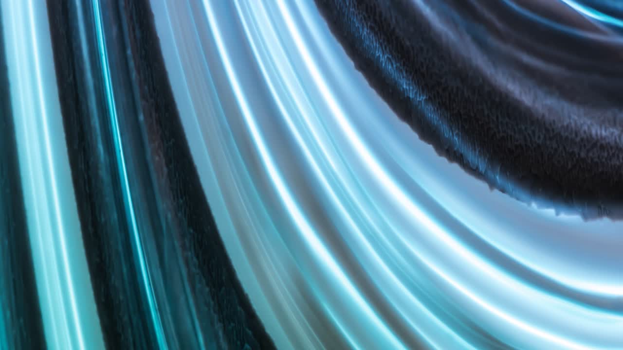 Bright futuristic abstract motion background with beautiful glowing neon colorful lines with gradient. Seamless looping. 4K video animation high quality.