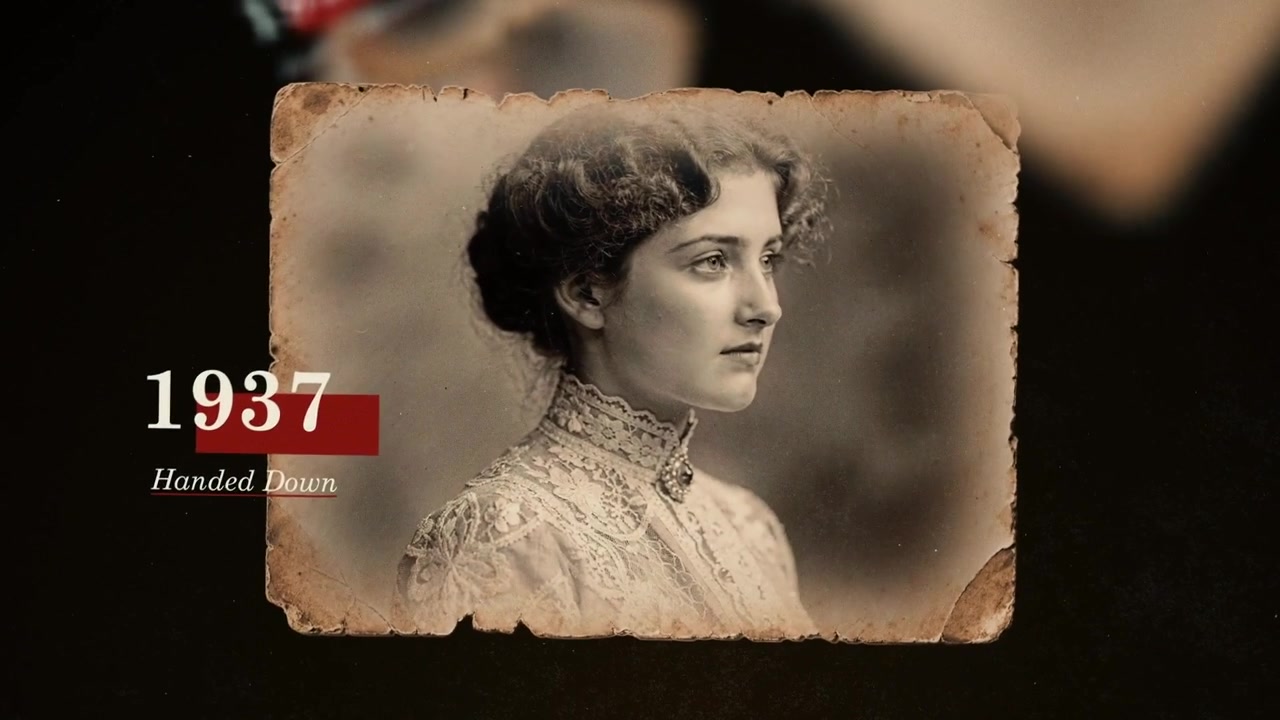 Collezione di fotografie di famiglia d'epoca con date storiche