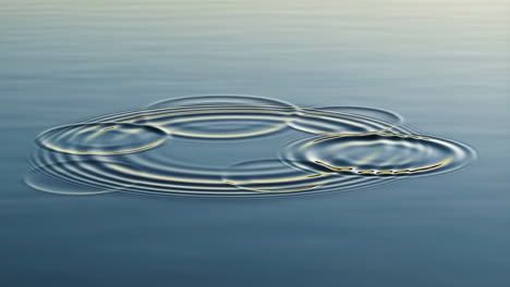 dynamic patterns of water ripples and waves