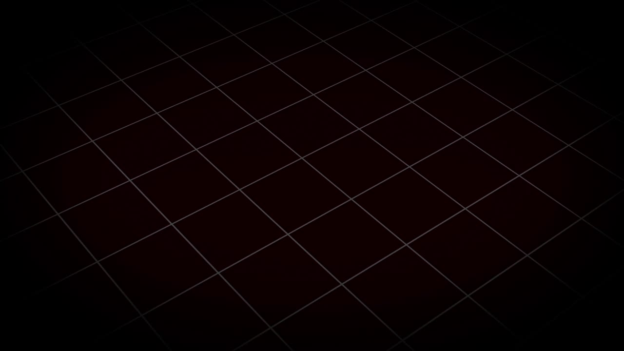 Red Square on Dark Grid