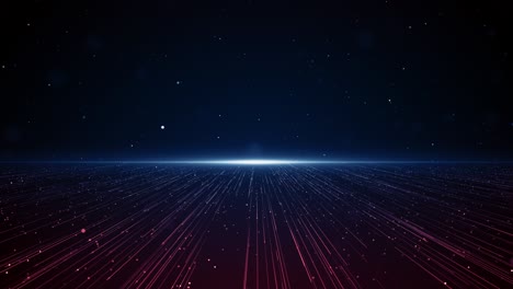 particles blue red event game trailer titles cinematic concert stage background loop