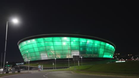 entertainment, sparkles and shine, under green lights, where visions align