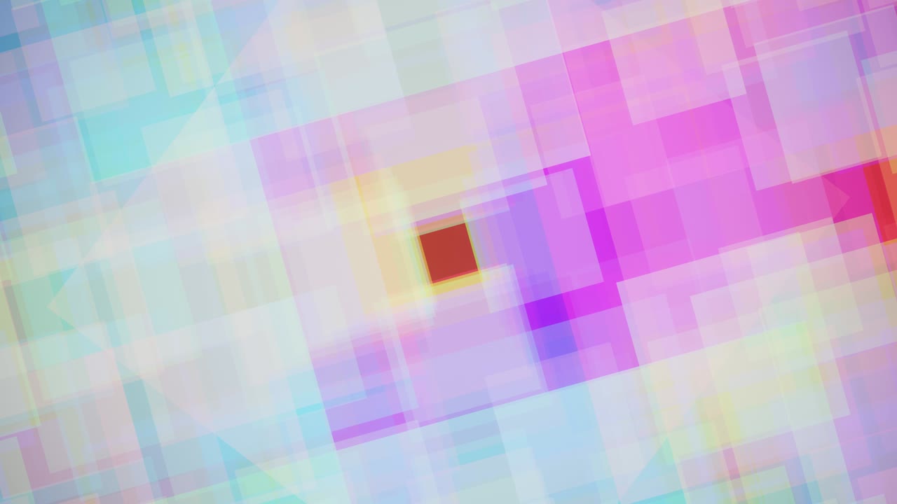 파스텔 색의 사각형의 추상적인 배경의 회전