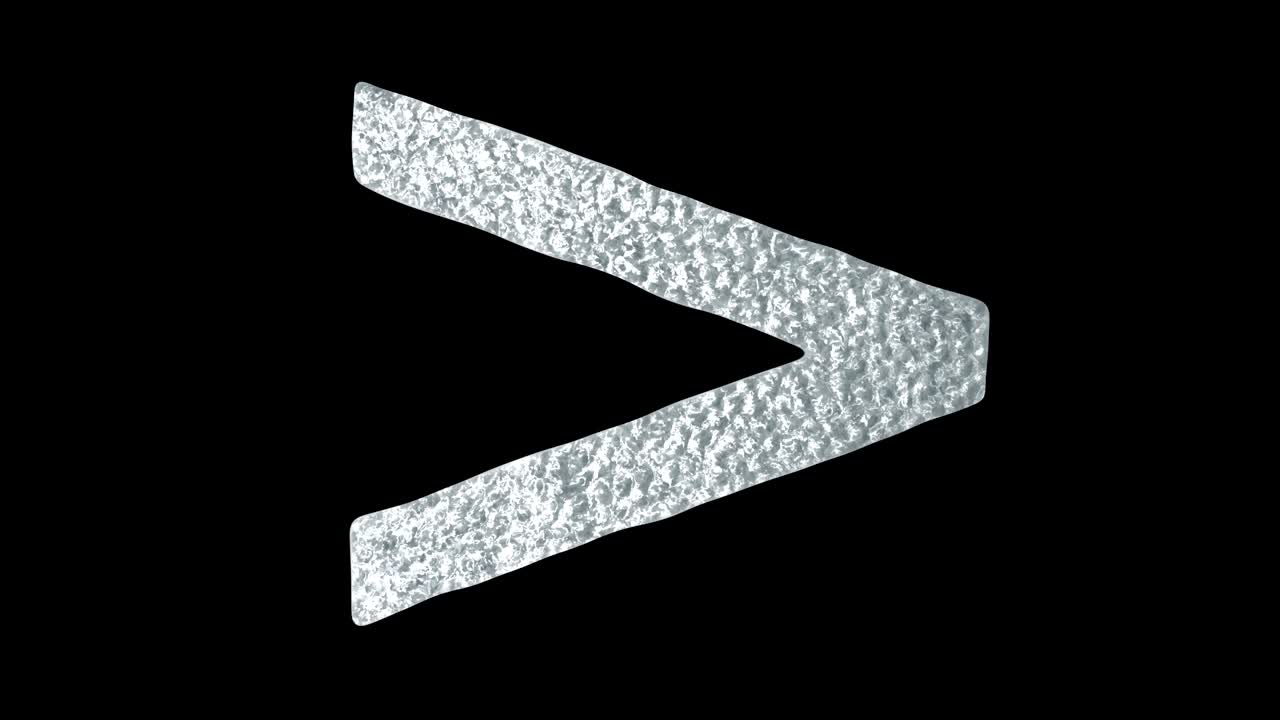 marca de flecha - concepto de señales de agua de hielo animadas