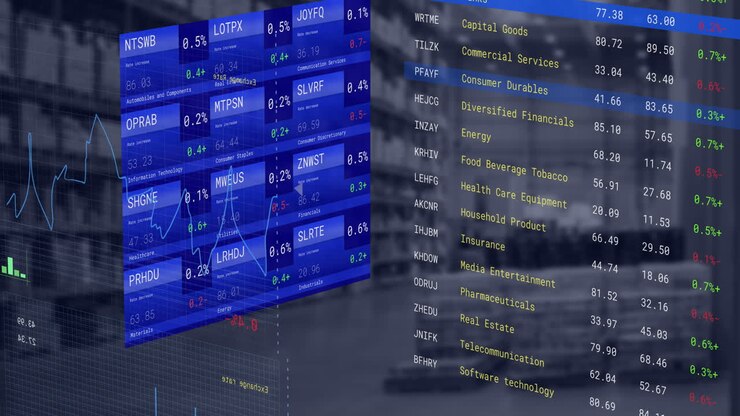 Animation of financial data processing over warehouse