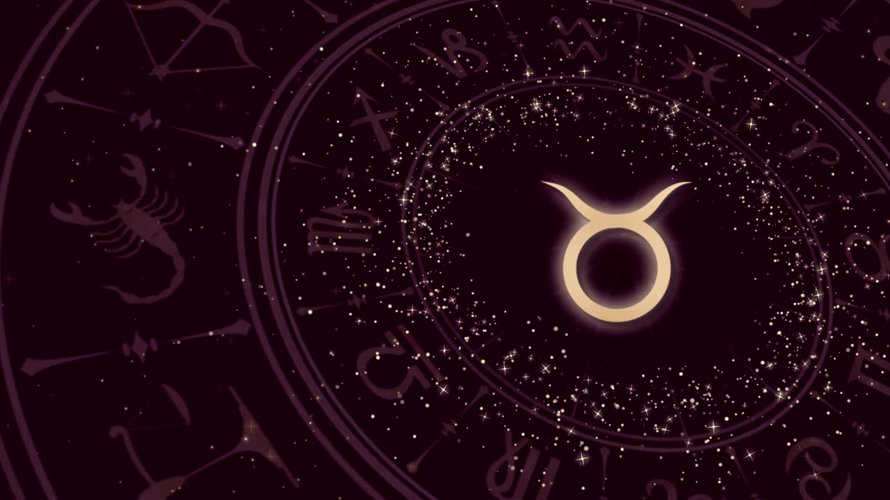 signo del zodiaco toro y rueda del horóscopo