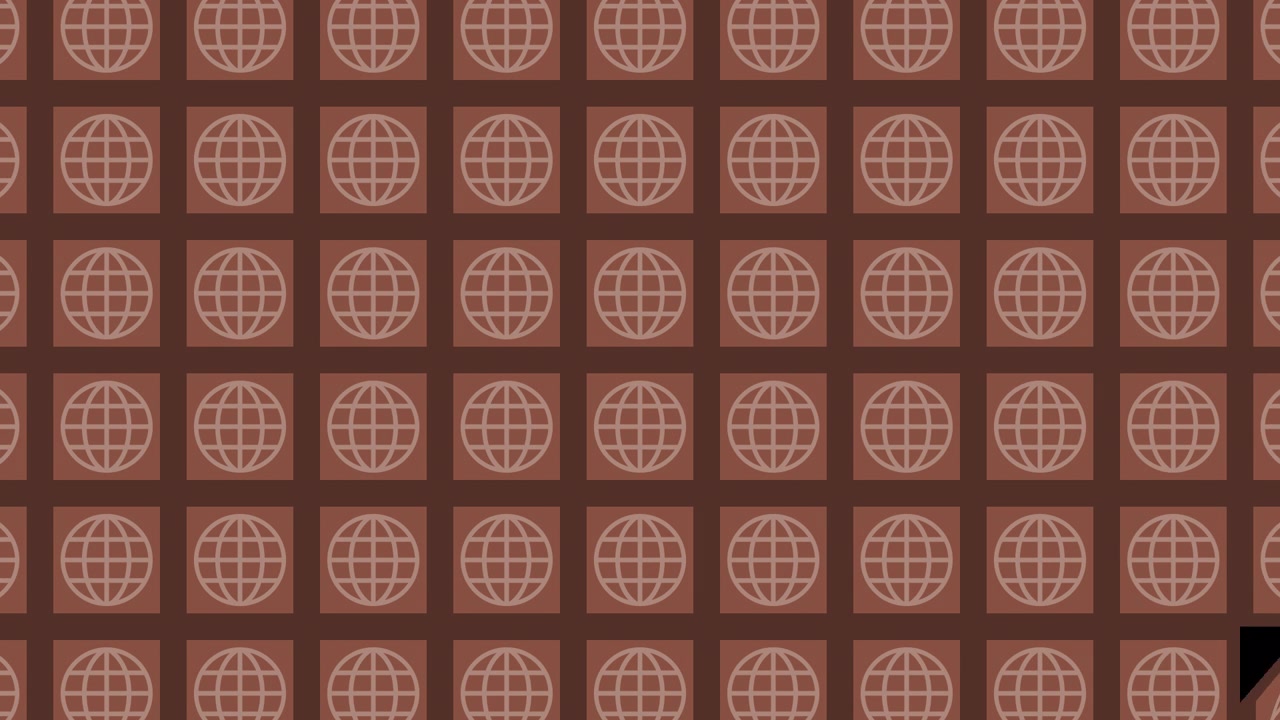 Brown Globe Pattern Background