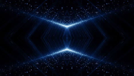 particles blue dust abstract light bokeh motion titles cinematic background loop