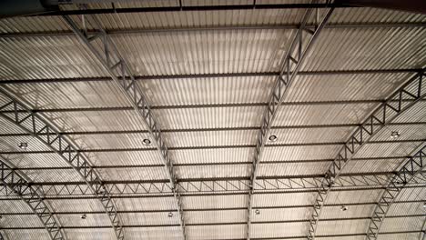 detailed look at the inside roof of a large indoor parking garage - tilt up