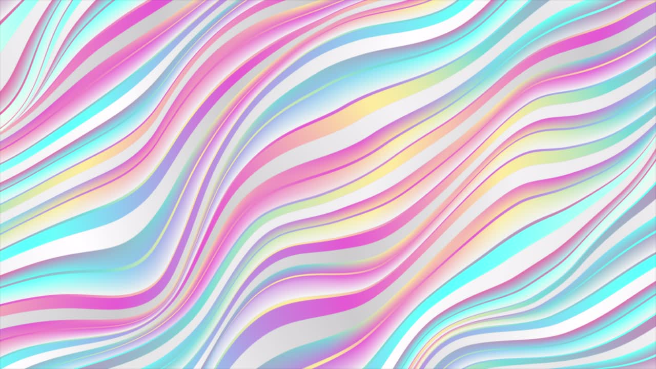 ondas líquidas holográficas coloridas fondo de movimiento abstracto