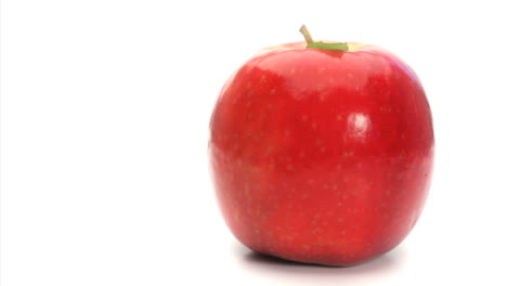 manzana roja girando