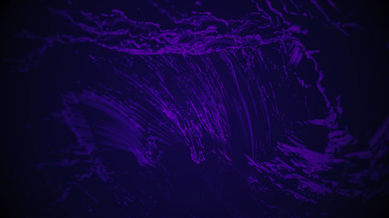 Sfondo con texture a torrente astratto moderno in loop, viola intenso.
