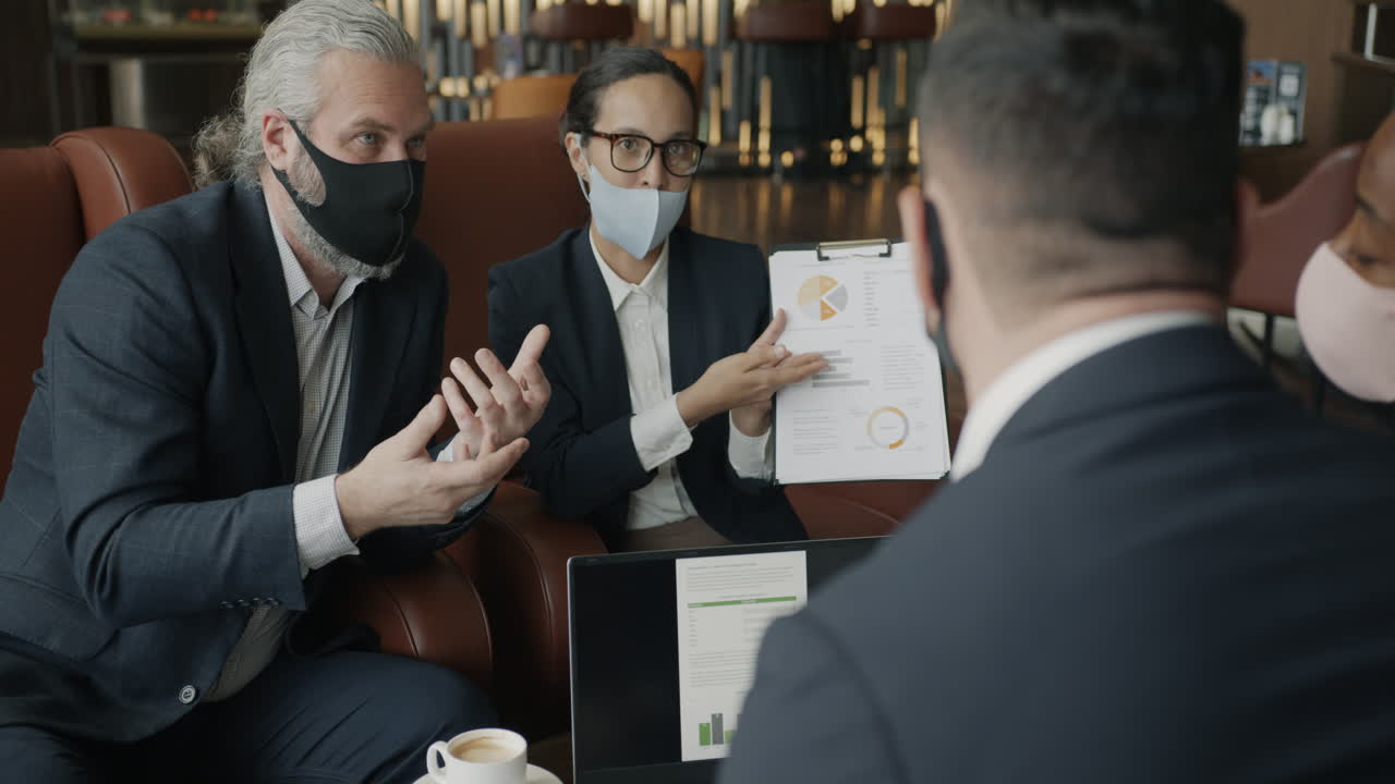 커피 에서 사업 회의