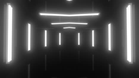 el túnel de neón futurista
