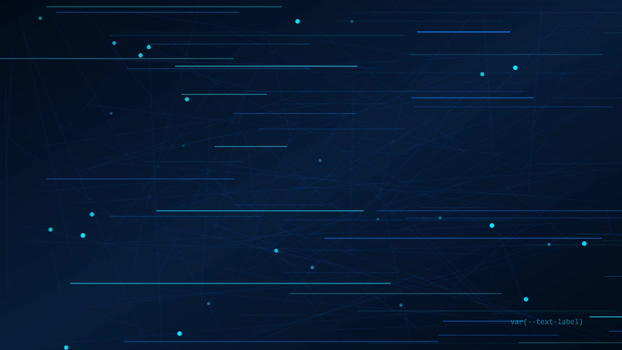Abstract Digital Network Background with Moving Lines and Data Points