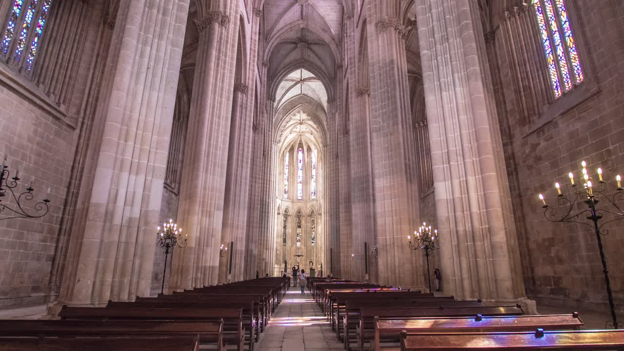 Interior of a Gothic Cathedral