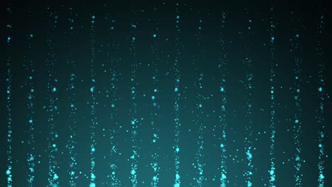 blue particles rising against a dark background