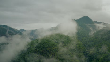 Flying-Over-Green-Mountains