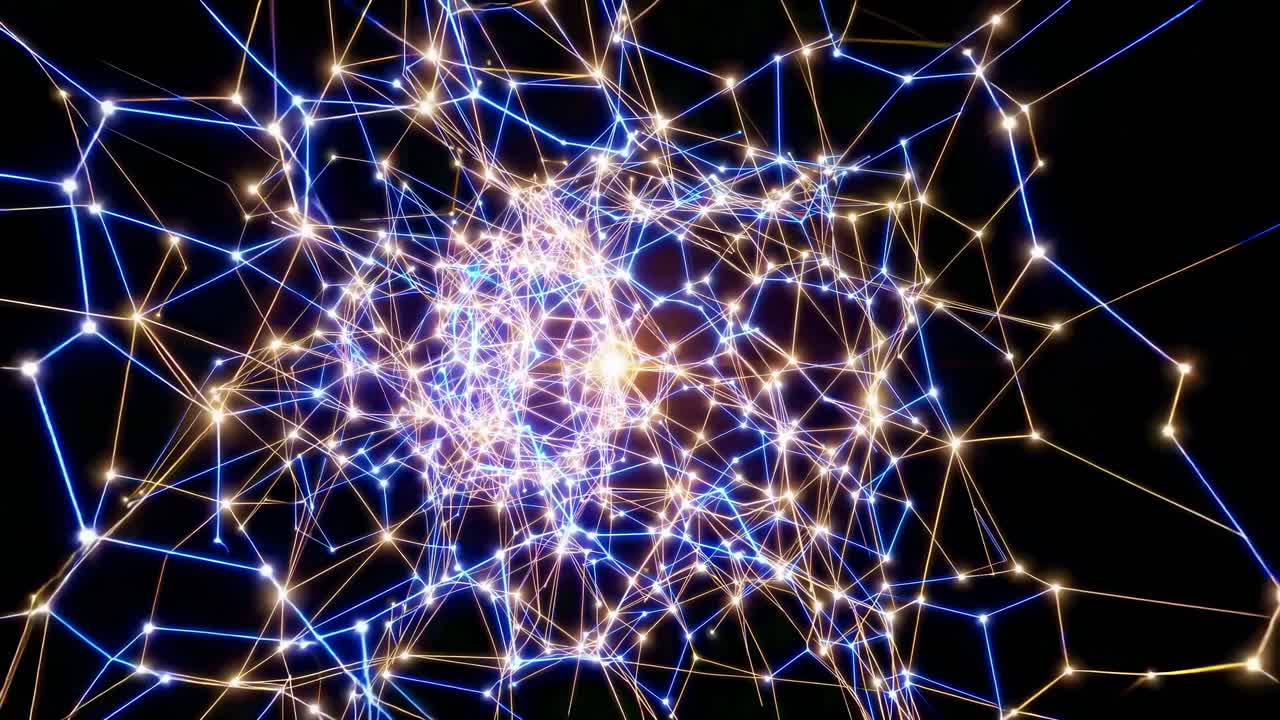 visualización de la red abstracta