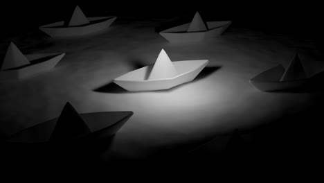 paper boats - leading the way