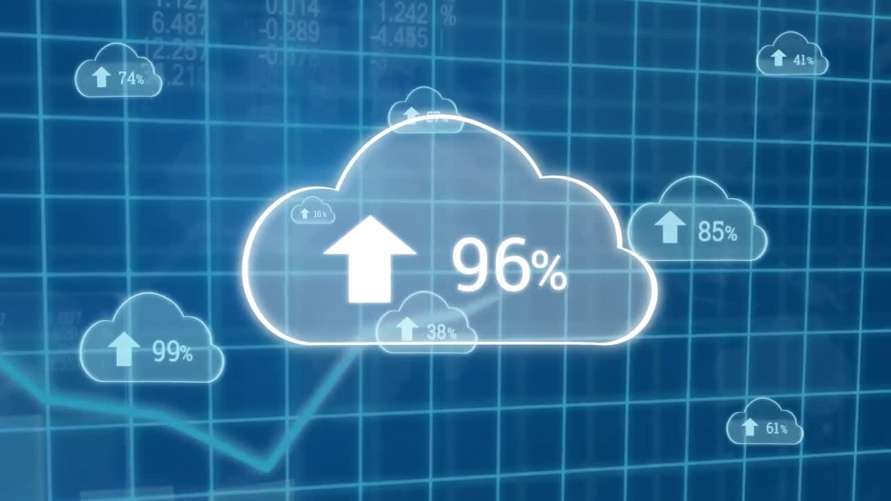 cargar nubes de progreso