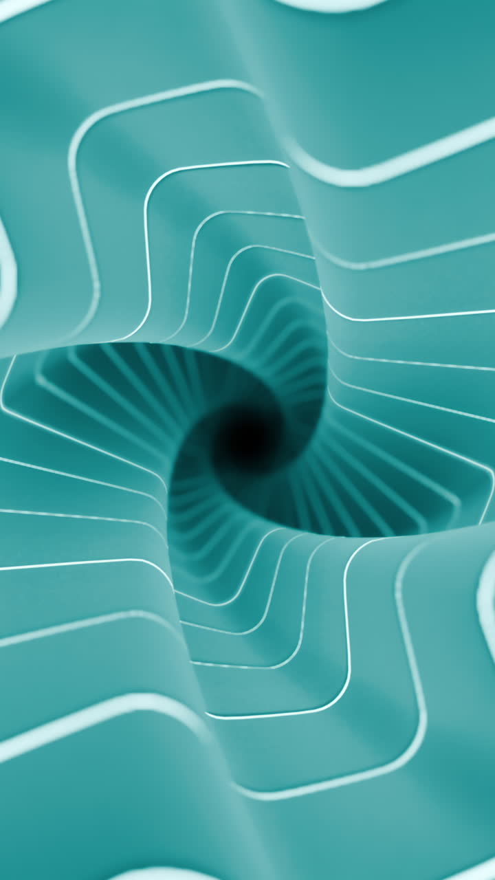 túnel espiral de azul azul abstract