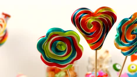 candy sweet jelly lolly and delicious sugar dessert